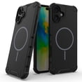 thumbnail image 7 of Magnetic Case for iPhone 16 [Compatible with Mag-Safe] [Heavy Duty Military Grade Drop Protection] Enhanced Corners Shockproof Solid Color Phone Cover for iPhone 16 6.1 inch, Black, 7 of 7