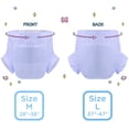 thumbnail image 2 of CutiePlusU Adult Diapers Heavy Absorption Dry Surface Disposable All Night-Purple 2 Pieces (Medium 28"-38"), 2 of 6