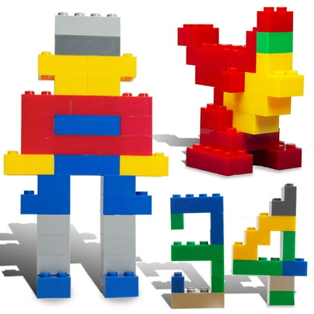 UPC: 0817338023454 | PicassoTiles 1750 Piece Building Brick Set PBS1750 Multicolor