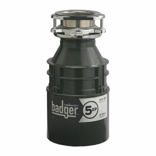 InSinkerator BADGER5XP Badger 5XP Garbage Disposal, 3/4 HP