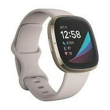 Open Box Fitbit Sense Health & Fitness Smartwatch W/ ECG, Stress Sensor, Heart Rate, SpO2