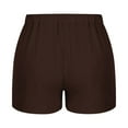 thumbnail image 5 of Women's Summer Solid Comfortable Casual High Waisted Shorts, 5 of 5