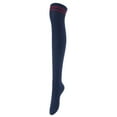 thumbnail image 2 of Lovely Annie Women's 4 Pairs Super Soft Incredible Durable Thigh High Cotton Boot Socks JMYP1023 Size 2-6Navy 4p1c6, 2 of 8