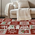 thumbnail image 5 of KUETH 6X9 Area Rugs Christmas Rug, Machine Washable Rug, Area Rugs for Livingroom, Printed Christmas Decor,Ultra-thin Non Slip Rug, Low Pile for Bedroom, Kitchen, Dinning room, 5 of 7
