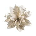 thumbnail image 2 of 6pcs/10pcs/20pcs New Christmas Decorations Gold Dust Flowers Rattan Garland Decorative Flowers Christmas Decorations For Doors And Windows, 2 of 3
