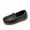 Black, variant on POIUYTR Infant Boys and Girls Shoes PU Leather Loafers Flats Wedding Dress Shoes Non-Slip Classic School Uniform Walking Shoes