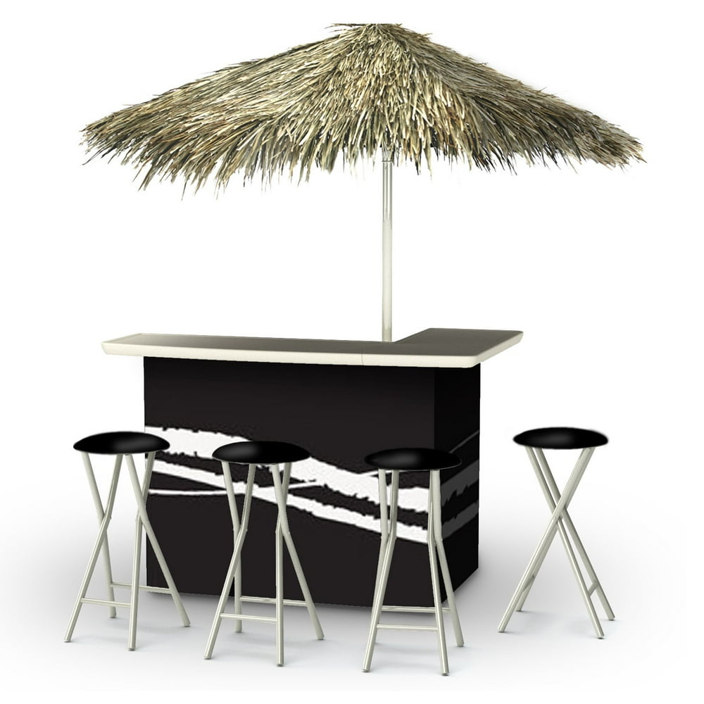 Best of Times 6 Piece Portable Deluxe Outdoor Bar Set