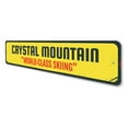 thumbnail image 4 of World Class Skiing Novelty Sign, Metal Wall Decor - 4x18 inches, 4 of 4