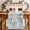 Green, variant on Blue Cartoon Cats Table Runner - 120 Inch Long Cute Cats Sleeping Dreams Clouds Cotton and Linen Blended Dress Scarves Farmhouse Table Runner for Kitchen Dining, Coffee Table, 13" x 120"