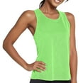thumbnail image 1 of Women Solid Sports Vest Back Pleated Drawstring Yoga Top L Shaped Sports Vest, 1 of 6