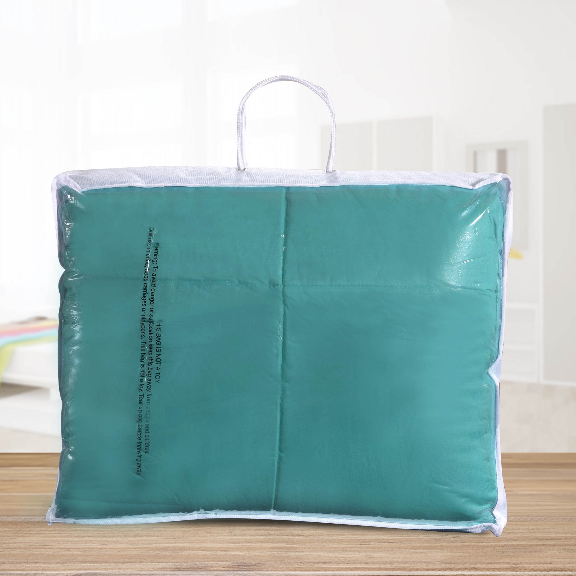 Superior Classic Reversible Comforter, Twin, Turquoise