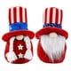 thumbnail image 1 of 2 Pcs Independence Day Home Decoration Round Hat Stars and Stuffed Faceless Dwarf Dolls Child Toy G, 1 of 5