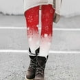 thumbnail image 2 of BLVB Merry Christmas Leggings for Women Stretchy High Waist Super Comfy Ladies Pants Ankle Length Tights for Casual Vacation, 2 of 5