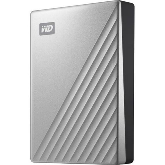 Western Digital External Portable USB 3.0 256-Bit Encryption Standard MAC My Passport Ultra 4 TB Hard Drive - Silver
