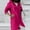 Hot Pink, variant on Women Casual Personality Street Hoodie Zipper Hoodie Long Plus Hoodie Woman's Hoodies Hoodie Dress Women Size Large Womens Hoodie Zip up Velour Hoodie Casual Hoodies Women 100 Percent Polyester Hoodie