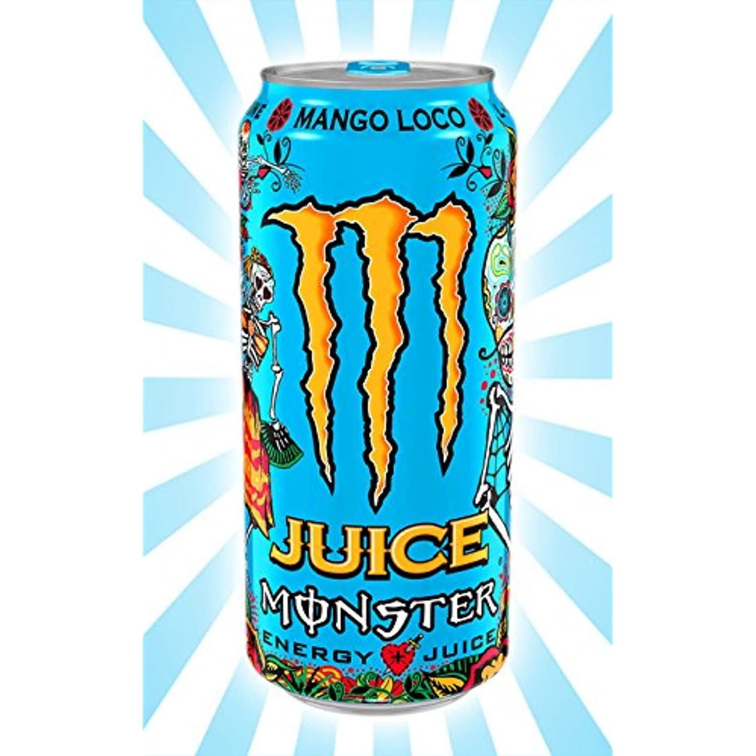 Monster Energy Juice - Mango Loco - 16Fl.Oz.(Pack Of 16)