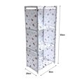 thumbnail image 2 of 3 Tiers Cube Bookcase Book Shelf Multifunctional Storage Rack for Books Shoes Toys Green Plants Decorations Bedroom Study Room Kitchen, 2 of 8
