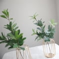 thumbnail image 4 of 10 piezas de hojas Artificiales Advancent decoración de jardín gris blanco 50cm, 4 of 6