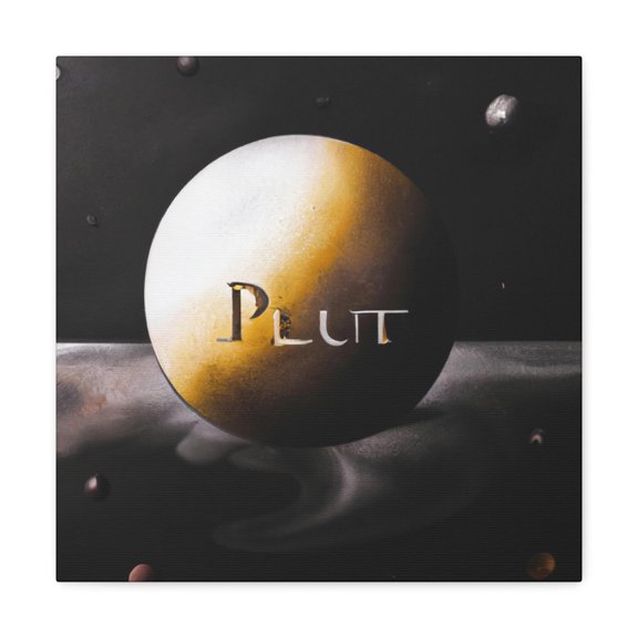 Pluto's Planetary Lament - Canvas