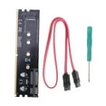 thumbnail image 2 of Tarjeta convertidora de adaptador SSD 2 a M.2 Hugo DDR2 a NGFF M2 SSD Adapter, 2 of 7