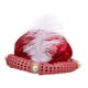 thumbnail image 3 of Sombreros de Turbante de Sultán, Sombreros Árabes, Decoraciones, Sombrero de Príncipe, Sombrero de Sultán para Fiesta Temática, Halloween, Carnaval, a rojo, 3 of 8