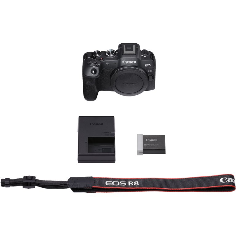 Canon EOS R8 24.2 Megapixel Full Frame Mirrorless Camera Body, 3