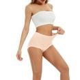 thumbnail image 6 of Women's and Women's Multicolor Plus High Waist Tummy Control Brief Panties, Size XXXL, 6 of 8