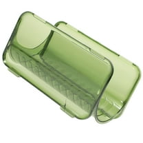 SEWCHICS Countertop Bottle Holder Water Bottle Organizer Plastic Green 1Pack 7.86X3.93X3.93in