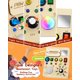 thumbnail image 4 of Juguete Montessori Busy Board RCPLAGA con luz LED para niños pequeños, 4 of 8
