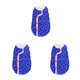 thumbnail image 4 of Methold Ropa para mascotas Cómodo traje Tang Algodón Estilo tradicional chino Chaleco Ropa para mascotas Disfraces de animales Abrigos de moda Azul M Azul METRO 3piezas Methold CBP187974, 4 of 6