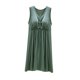 thumbnail image 1 of Camisón largo con cuello halter para mujer, sin mangas, con tirantes finos, holgado, de verano, modal, 1 of 2