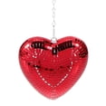 thumbnail image 1 of Shisuyan Boule Disco Suspendue en Forme de Cœur Verre Rouge 1Pcs 6.3X6.1X2.0In, 1 of 9