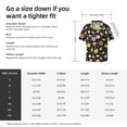 thumbnail image 6 of Uemuo Flower Butterfly Pattern Cotton Linen Short Sleeve Shirts,Casual Lightweight Button Down Shirts,Vacation Beach Summer Tops-3X-Large, 6 of 7