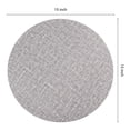 thumbnail image 4 of Unique Bargains Set of 6 PU Placemats for Kitchen Gray 15*15in, 4 of 7