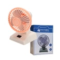 thumbnail image 5 of Vintage Mini Desk Fan – Retro Styling with Powerful Airflow, Perfect Gift for Nostalgia Lovers & Kids , White and Pink, 5 of 10
