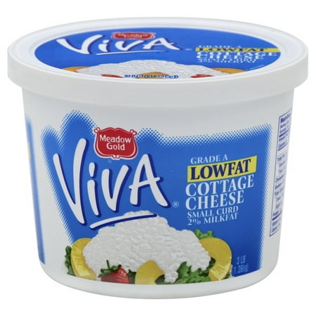Meadow Gold Viva 2 Milk Fat Small Curd Cottage Cheese 48 Oz