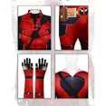 thumbnail image 5 of Disfraz de Deadpool 3 para adultos y niños, disfraz de superhéroe de la película Los Vengadores, Wolverine, mono Zentai estampado, traje de Halloween para hombre y niño, 5 of 5