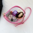 thumbnail image 3 of Bolso bandolera para mujer Evento deportivo PVC transparente Bolsos de hombro transparentes (rosa), 3 of 9