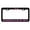 blk/light pink, variant on The Mountains are Calling and I Must go Funny Heavy Duty Metal License Plate Frame Personalise/Car Accessories Car Tag Holder Cover (blk/Light Pink)