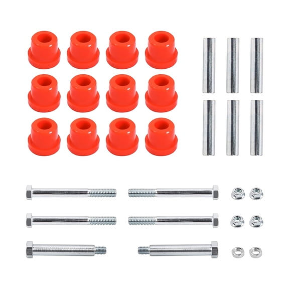 CEORPER Golf Cart Replacement Bushings Set For 1015583 101230 Enhanced Vibration Golf Cart Spring Bushing Kits With Screws