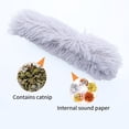 thumbnail image 4 of 9.44 x 3.93 x 1.18 inch Plush Cat Toy with Catnip and Crinkle Paper Sound Chew Resistant for Playful Entertainment and Hunting Instinct Stimulation (Gray), 4 of 6