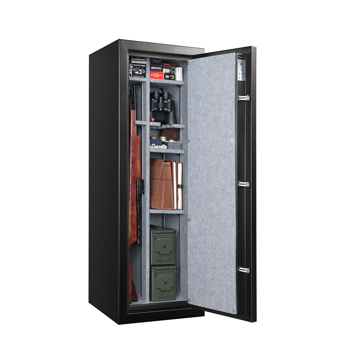 Fortress 14 Gun Fire Safe with Electronic Lock, Black 14EBF