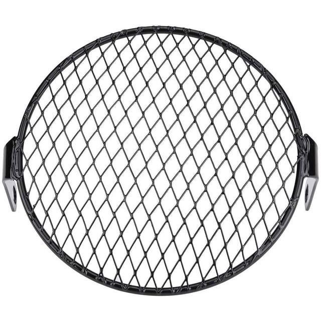 Cubierta universal para faro de motocicleta, duradera, para la mayoría de motocicletas, rejilla oblicua