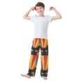 thumbnail image 2 of FORMRS Boys Pajama Pants with Pockets Size 6-8Y Kids Lounge Sleep Bottoms, Black Cat, 2 of 8