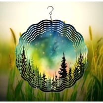 3D Northern Lights Wind Spinner, Colorful Kinetic Lawn & Patio Decoration