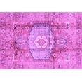 thumbnail image 1 of Ahgly Company Indoor Rectangle Abstract Purple Modern Area Rugs, 3' x 5', 1 of 4