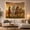 Horses Running, variant on White Horses Running on Golden Grassland Majestic Photorealistic Style for Nature Lovers Wildlife Wall Art Housewarming Gift Tapestry Wall Hanging for Bedroom, Living Room and Dorm