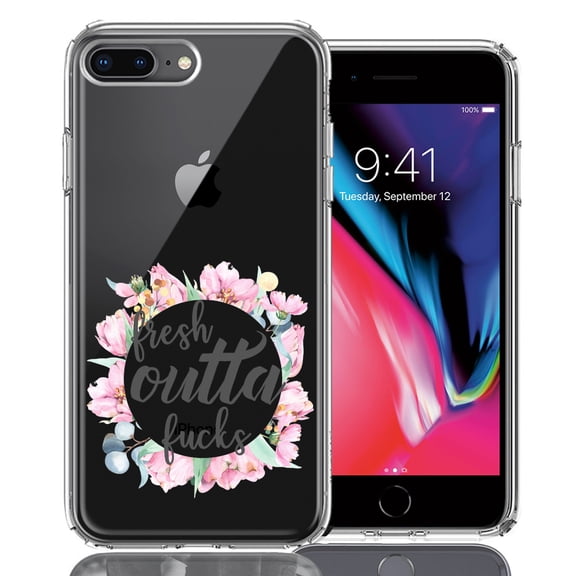 MUNDAZE For Apple iPhone 6/7/8/SE Fresh Outta Fs Design Double Layer Phone Case Cover