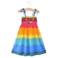 thumbnail image 1 of Qudderr Robe d'Été 1-10T pour Fille Robe de Plage Dos Nu pour Enfants Robe Décontractée Cami Hawaïenne de Vacances pour Filles, 1 of 9