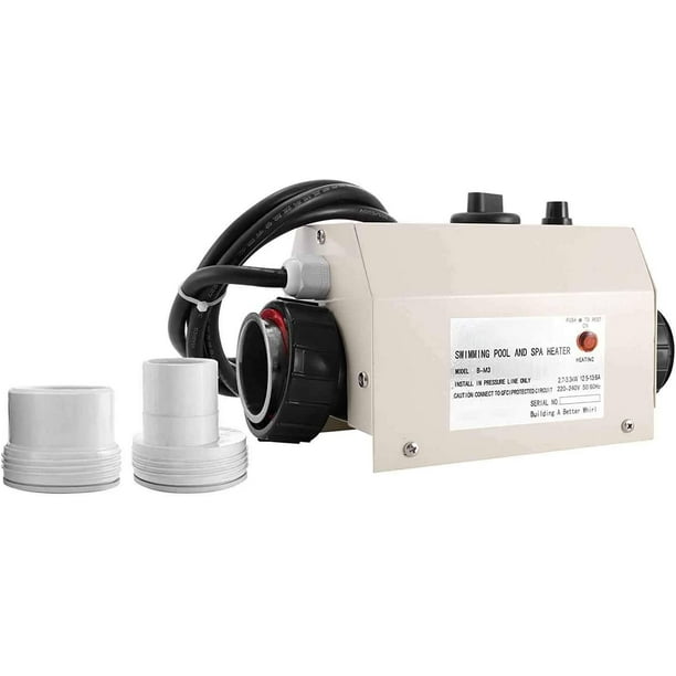 VEVOR Water Heater fit 3KW 220V Electric Water Heater fit for Swimming Pool